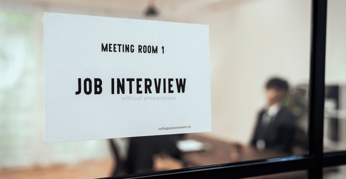 handling job interview without preparation