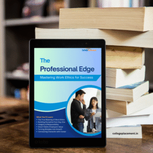 The Professional Edge: Mastering Work Ethics” is a powerful guide for students, freshers, and young professionals to understand the real habits that build long-term career success.